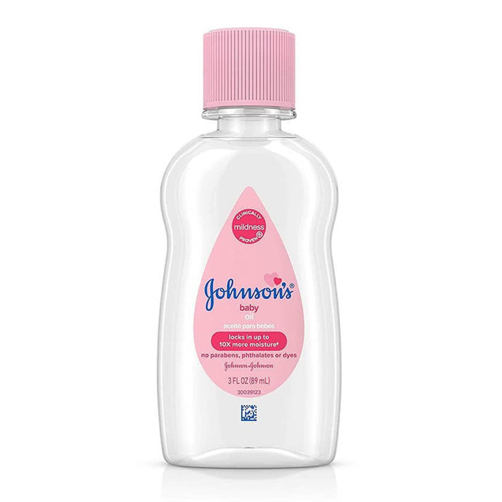 Johnson And Johnson Baby Oil For Baby Skin Care, 3 Oz